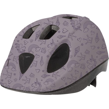 Polisport kerékpáros gyerek sisak Fantasy szürke / lila /mintás, XS (46-53 cm)