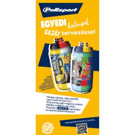 Polisport roll-up  banner egyedi kulacs 85cmx200cm (SZxM)