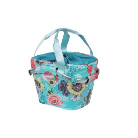   Basil első kosár Bloom Field Carry All Front Basket, KF kompatibilis, kormányadapter nélkül (TBA 70177), sky kék