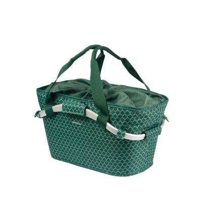 Basil hátsó kosár Flair Carry All Rear Basket, MIK 2.0 adapterrel (TBA 70173), zöld