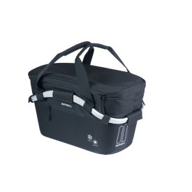   Basil hátsó kosár Classic Carry All ISO Rear Basket, MIK 2.0 adapterrel (TBA 70173), hőszigetelt, fekete