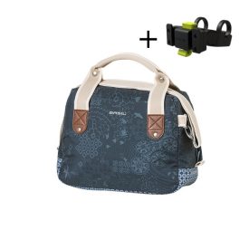   Basil kormánytáska Boheme City Bag, KF kompatibilis, kormányadapterrel (TBA 70177), kék