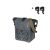 Basil egyoldalas táska Navigator Storm M, MIK Hooks, 12-15 l, fekete