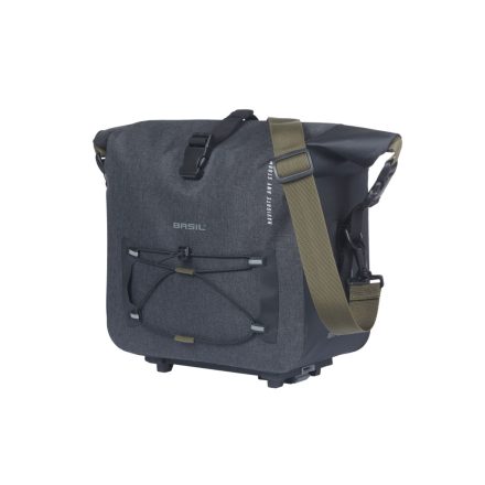 Basil csomagtartó táska Navigator Storm Trunkbag MIK 2.0 adapterrel (TBA 70173), 13literes, szürke
