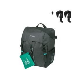   Basil egyoldalas táska Discovery 365D L, MIK Hooks, szürke (TBA 18282 utódja)