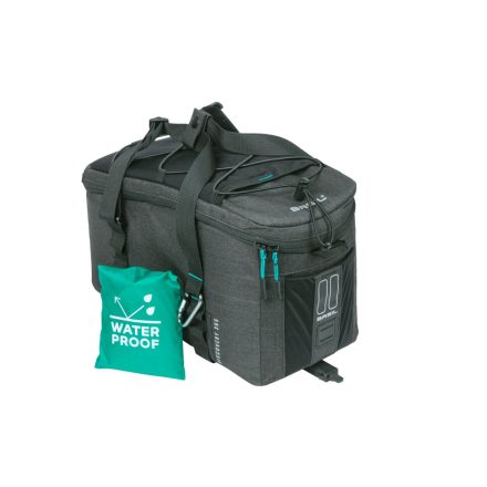 Basil csomagtartó táska Discovery 365D Trunkbag M, MIK 2.0 adapterrel (TBA 70173), 9 literes, fekete