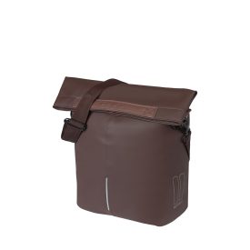   Basil egyoldalas táska City Shopper Vegan bőr, Hook ON, barna