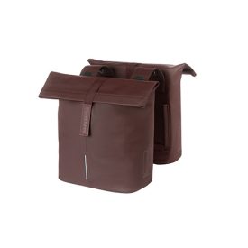   Basil dupla táska City Double Bag Vegan bőr, Universal Bridge System, barna