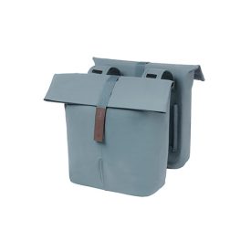   Basil dupla táska City Double Bag Vegan bőr, Universal Bridge System, grafitkék