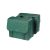 Basil dupla táska Flair Double Bag, Universal Bridge System, zöld