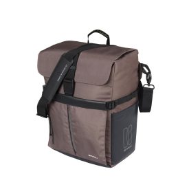 Basil egyoldalas táska Move Commuter Bag, MIK Hooks, barna