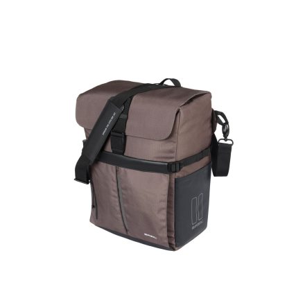 Basil egyoldalas táska Move Commuter Bag, MIK Studs, barna