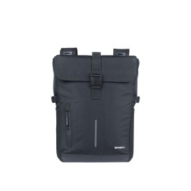   Basil dupla táska Move Double Bag, Universal Bridge System, fekete