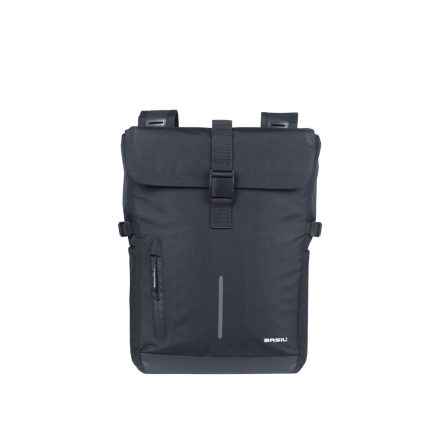 Basil dupla táska Move Double Bag, Universal Bridge System, fekete