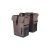Basil dupla táska Move Double Bag, Universal Bridge System, barna
