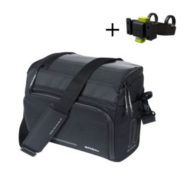   Basil kormánytáska Move Handlebar Bag, KF kompatibilis, kormányadapterrel (TBA 70177), fekete