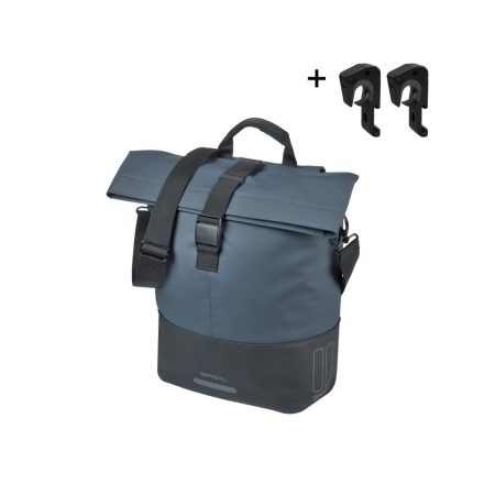 Basil egyoldalas táska Cove Shopper, MIK Hooks, navy kék/fekete