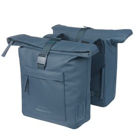   Basil dupla táska Brooklyn Double Pannier Bag, 41 l, navy kék