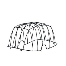 Basil kisállatszállító rács - Buddy Space Frame, fekete