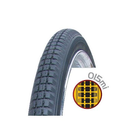 Vee Rubber kerékpáros külső gumi 40-635 28x1 1/2 VRB015 MI fekete