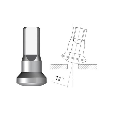Küllőanya SAPIM UPSIDE DOWN Alu 14G 10 mm fekete