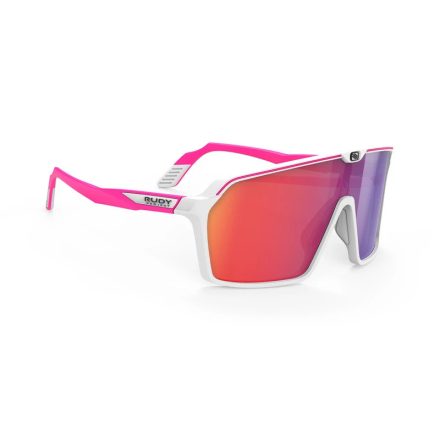 Szemüveg RUDY PROJECT SPINSHIELD WHITE-PINK FLUO/MULTILASER RED
