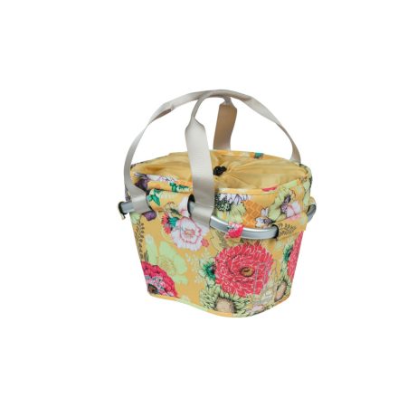 
Basil első kosár Bloom Field Carry All Front Basket, KF kompatibilis, kormányadapter nélkül (TBA 70177), honey sárga