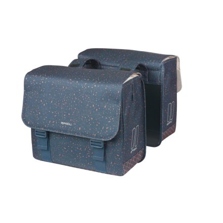 Basil dupla táska Flair Double Bag, Universal Bridge System, kék
