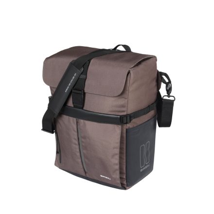 Basil egyoldalas táska Move Commuter Bag, MIK Studs, barna
