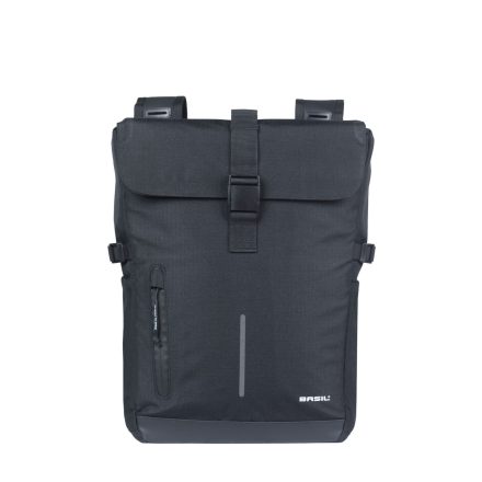 Basil dupla táska Move Double Bag, Universal Bridge System, fekete