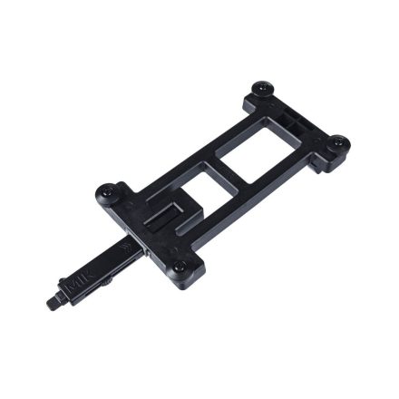 Basil táska/kosár adapter - MIK Adapter Plate 2.0, zárható, segítségével levehetővé tehetők a táskák,kosarak, kompatibilis MIK/MIK-HD (pl. Merida, Giant) vagy MIK Carrier Plate adapterrel (TBA 70173)