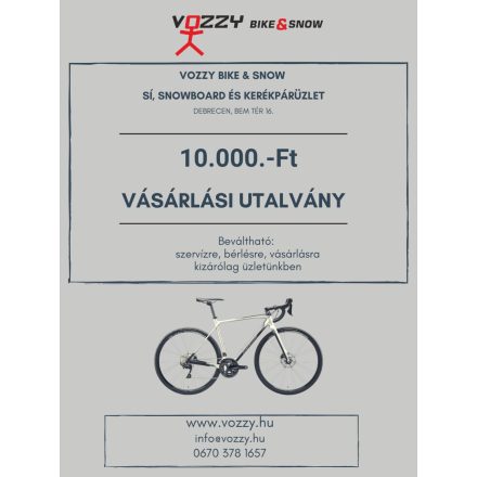 Vásárlási utalvány 10.000 Ft