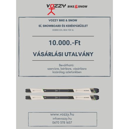 Vásárlási utalvány 10.000 Ft